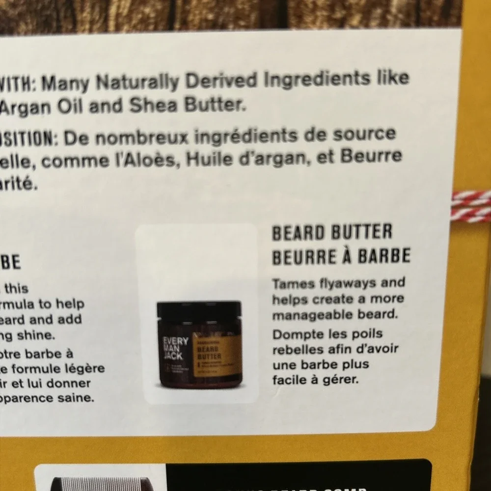 Every Man Jack Sandalwood Beard Grooming Set Beard and‎ Face Wash Beard Oil Comb